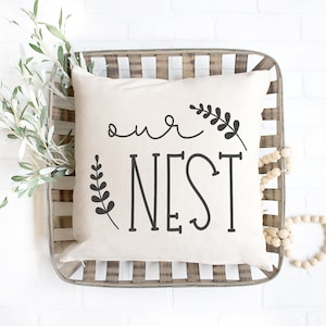 Our Nest SVG, Bless Our Nest SVG, Family SVG,Home svg, Bless Our Home svg, Family Cut Files, Pillow svg, Wood Sign svg, Home Sign svg, Decor