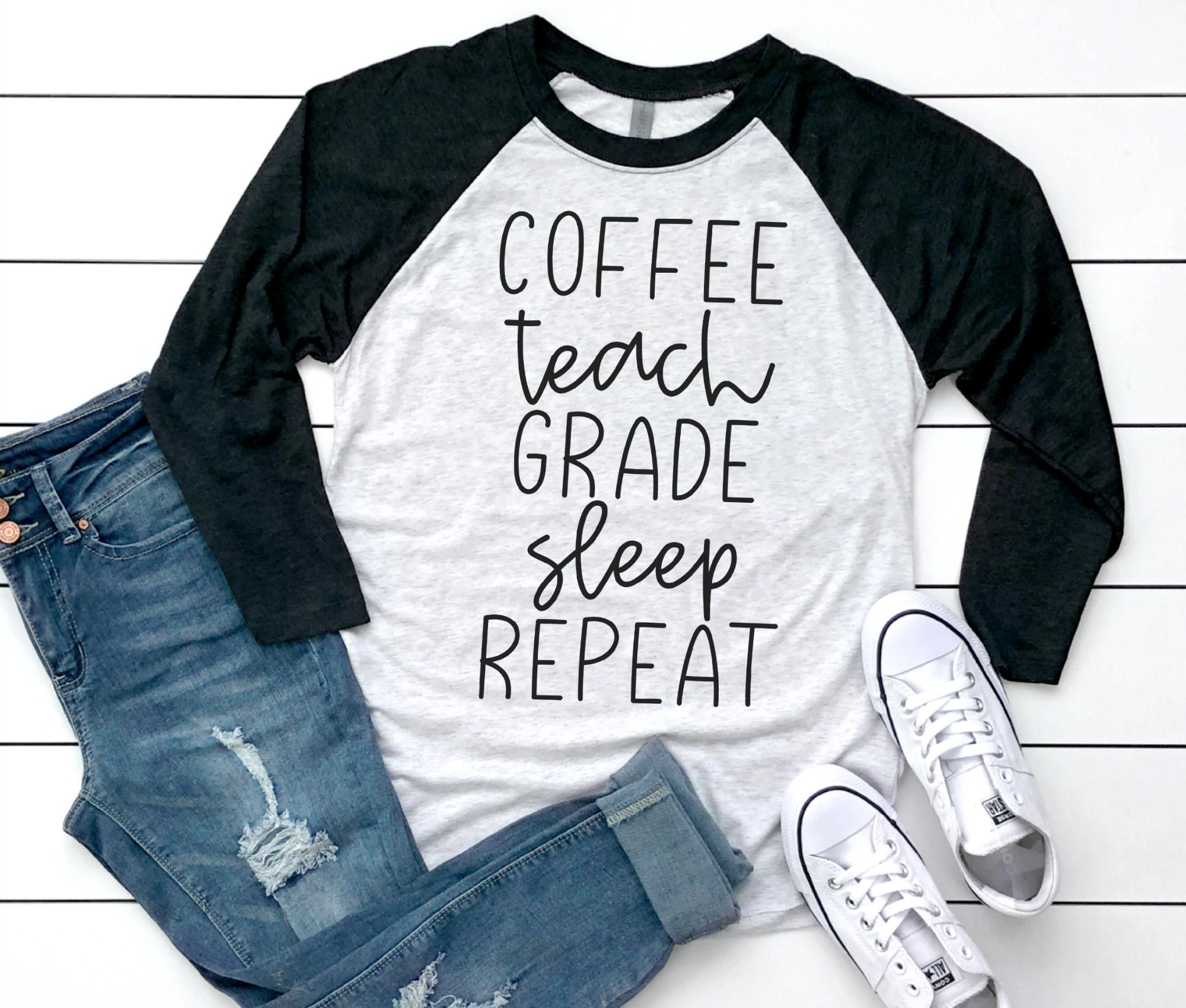 Download Teacher SVG Coffee Teach Grade Sleep Repeat SVG School SVG ...