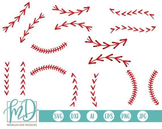 Baseball Svg Baseball Stitches Svg Baseball Laces Svg Etsy