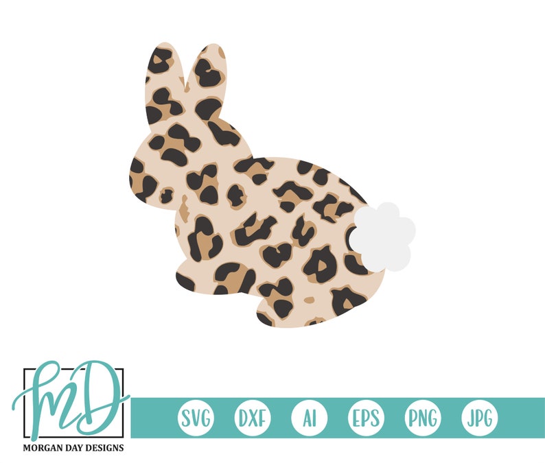 Download Leopard Print Bunny SVG Easter SVG Bunny Rabbit SVG Easter ...