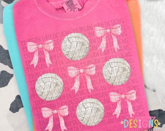 Coquettevolleybal PNG, volleybalstrik png-ontwerp, preppy volleybalshirt png, girly sportafbeelding, boutique volleybal, png