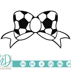 Soccer Bow SVG, Soccer SVG, Soccer Clip Art, Noun SVG, Icon svg, Soccer Mom svg, Soccer, Bow, Soccer Shirt svg, Girls, Soccer Ball svg