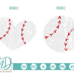 Baseball SVG, Grunge Baseball SVG, Grunge Baseball Heart SVG, Grunge svg, Distressed Baseball svg, Distressed svg, Baseball Mom svg, Clipart