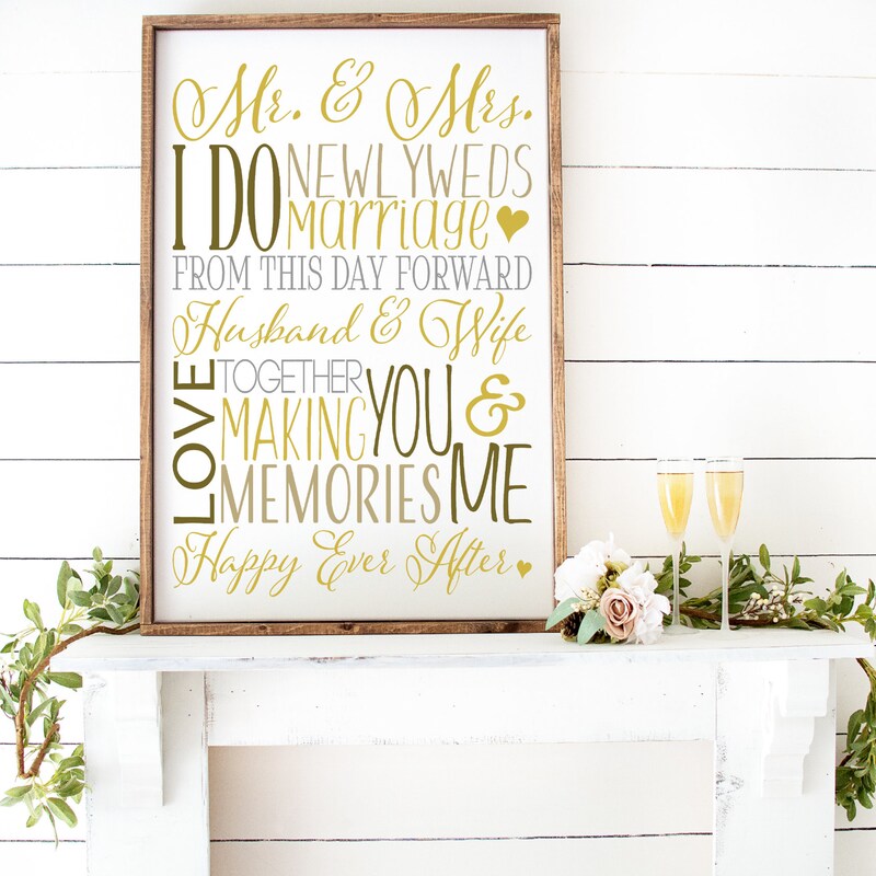 Wedding Subway Art - Etsy