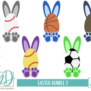 Ostern SVG - Ostern Bundle SVG - SVG Bundle - Osterhase svg - Sport Ostern svg - Bunny Feet svg - Bunny Ears svg - Jungen Ostern svg - Boy