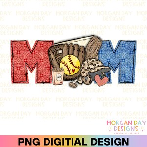Softball Mom PNG, Softball Shirt PNG, Softball Sublimation, Mom PNG, Softball Mom Digital Download, Sublimation Design, Gifts for Mom
