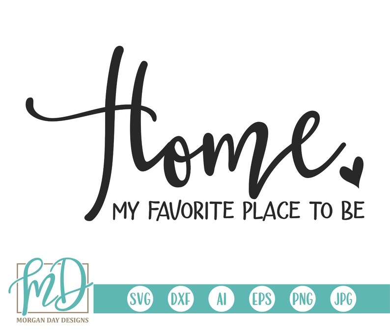 Home My Favorite Place to Be SVG Family SVG Home SVG Wood Etsy
