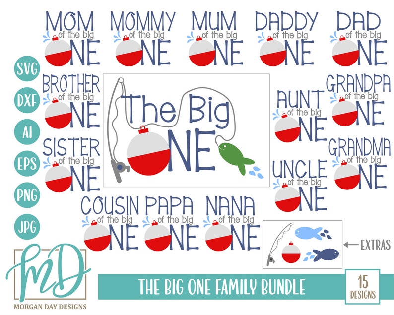 Download The Big One Svg Bobber Svg The Big One Family Bundle Svg O Fish Ally One Svg Birthday Svg Big One Fishing Svg First Birthday Svg Card Making Stationery Papercraft