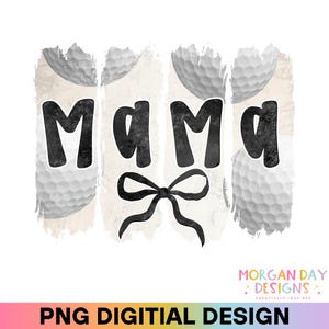 Coquette Golf Mama PNG, Grunge Golf Mom, Vintage Golf Design, Brushstroke Golf Sublimation for Cricut & Silhouette, Trendy Digital Download