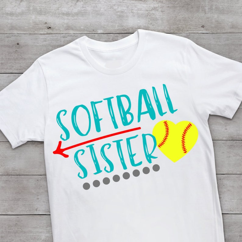 Download Free Softball Sister Svg Softball Svg Softball Mom Svg Etsy SVG Cut Files