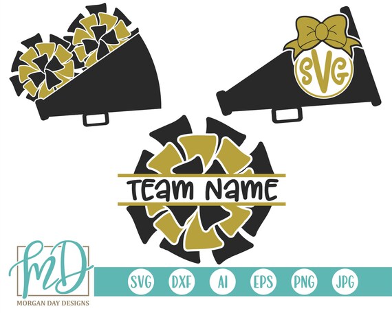 Download Cheer Monogram Svg Cheer Svg Cheerleader Svg Cheer Coach Etsy