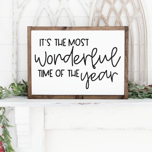 Het is de mooiste tijd van het jaar SVG, kerst SVG, kerst teken, kerst citaat, kerst cut-bestand, kerst gezegde, houten teken