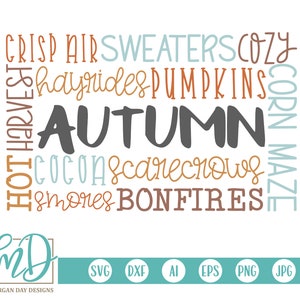 Autumn Subway Art SVG, Thanksgiving svg, Fall Subway Art SVG, Autumn SVG, Harvest svg, Pumpkin svg, Thanksgiving Sign svg, Subway Art svg,
