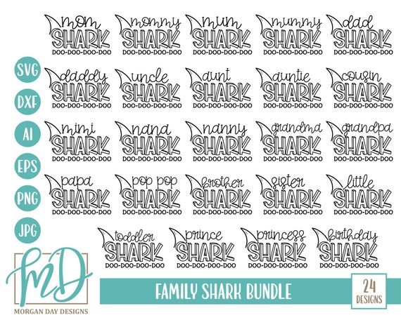 Shark Birthday Svg Shark Svg Birthday Shark Svg Shark Etsy