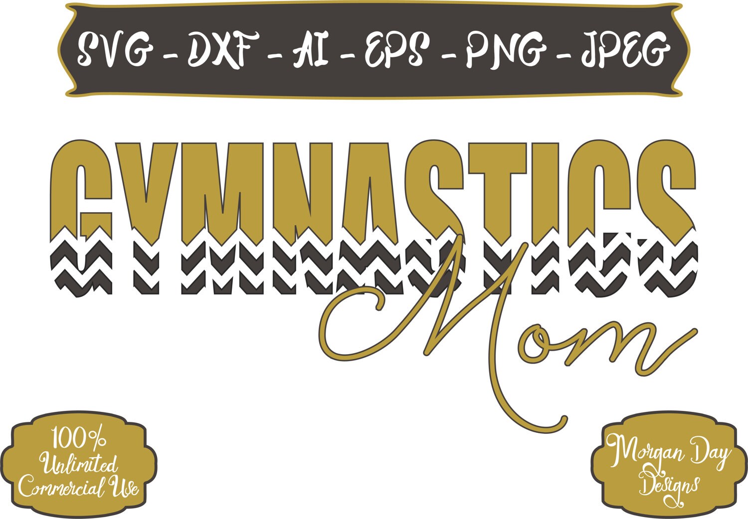 Download Gymnastics Mom SVG Gymnastics SVG Chevron SVG Gymnast | Etsy