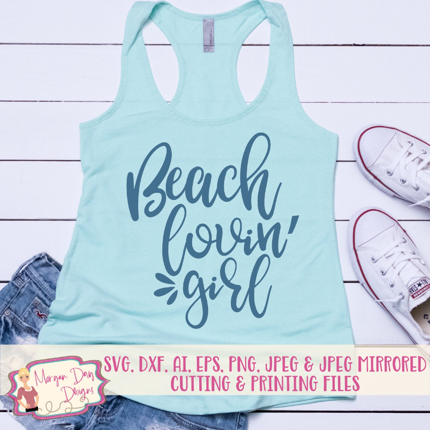 Download Beach Lovin Girl SVG Summer SVG Beach SVG Beach Quote | Etsy