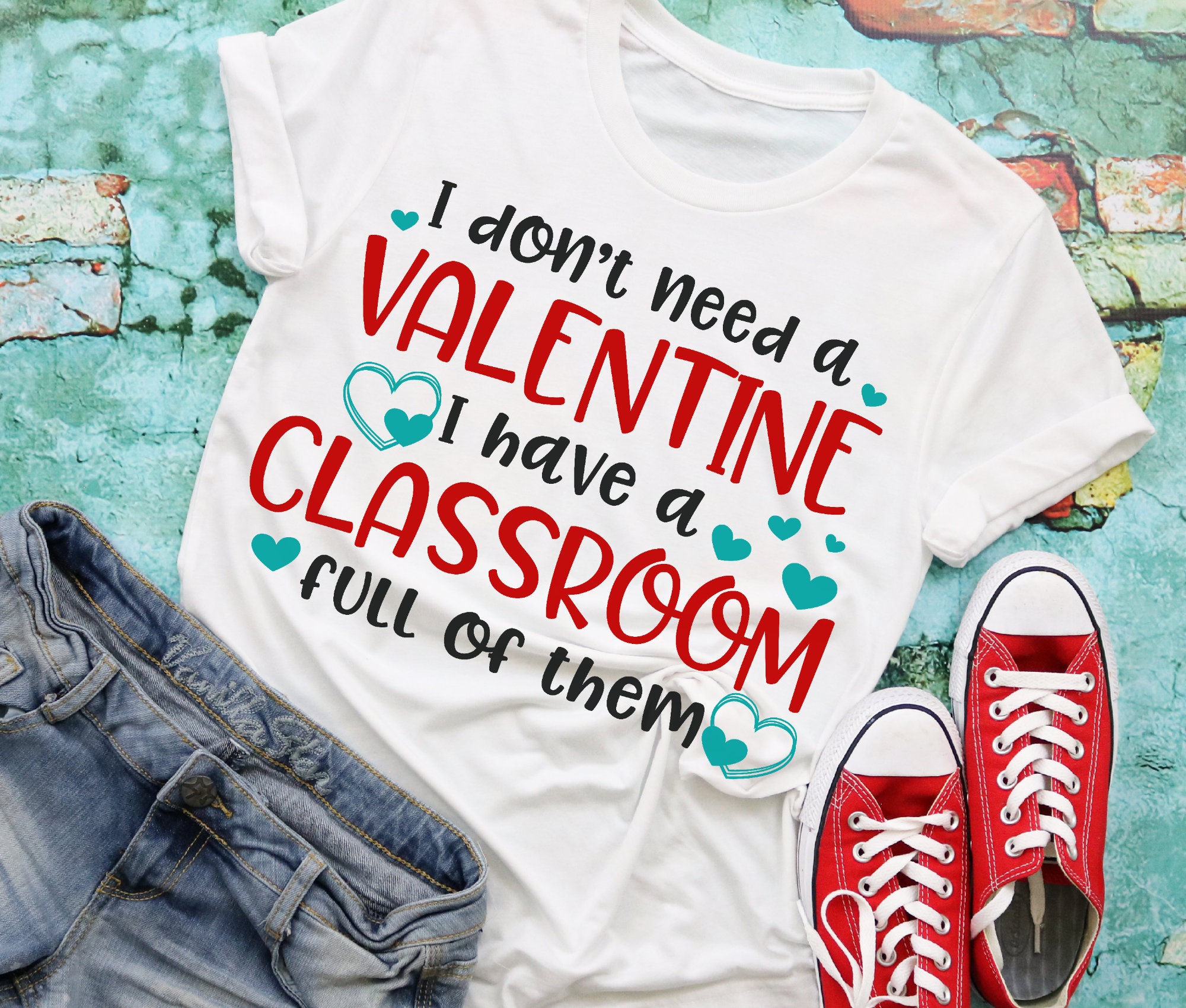 Happy Valentines Day Teacher Svg - falljobros