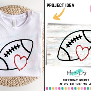 Football SVG, Football Heart SVG, Football Outline SVG, Football Mom svg, Icon svg, Noun svg, Football Sister svg, Biggest Fan svg, Coach