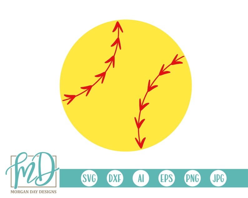 Download Softball SVG Softball Clip Art Softball Mom SVG Noun SVG | Etsy
