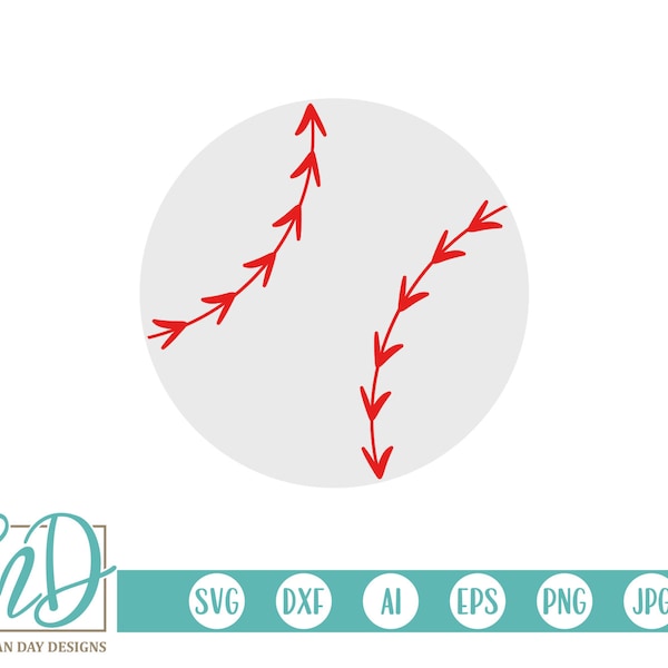 Baseball Strings Svg Etsy