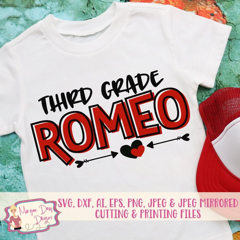 Download Valentines Day SVG Romeo SVG Third Grade Romeo SVG | Etsy