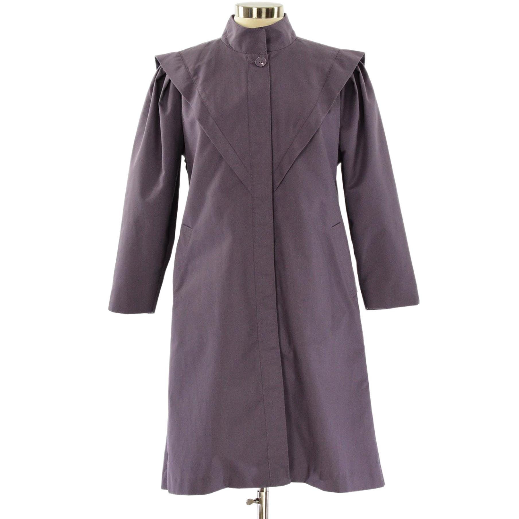 Trench Coat Misty Harbor Vintage - Taille 10 - Marron - Occasion Très Bon état