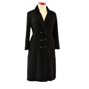 ジャケット・アウター 80s maxi wool long coat vintage mode Blue Wool Coat Women Vintage 80s Winter Coat Long Jacket