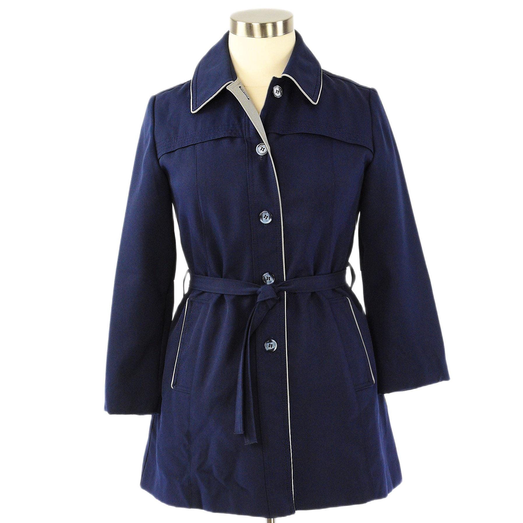 70s Gabardine Coat - Etsy