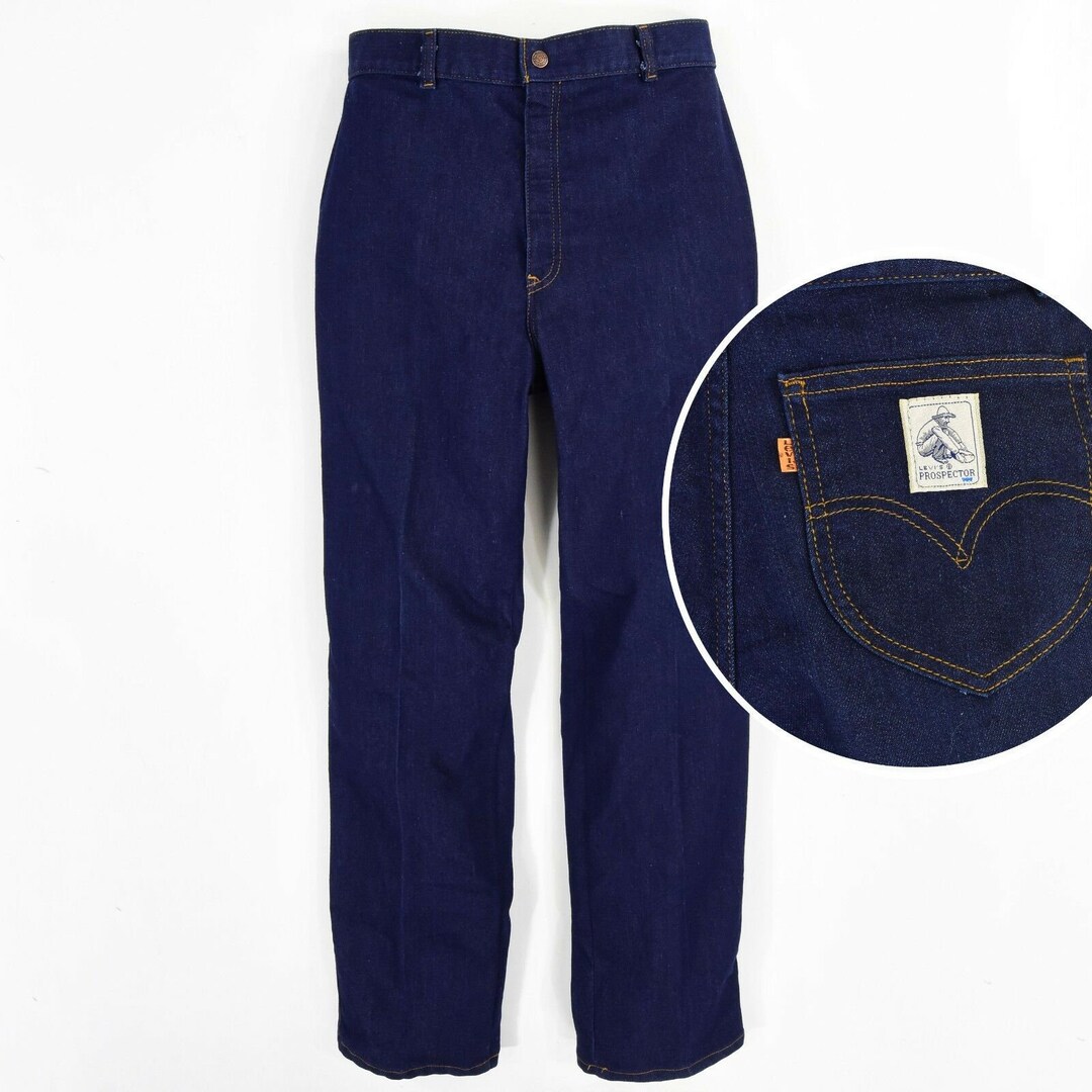 Womens 70s Vintage Levi's Prospector Jeans High Waist Etsy
