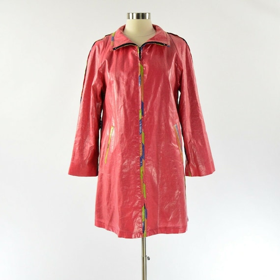 80s Vintage Womens S Mary Lou Ozbolt Storer Pink Rain Coat - Etsy