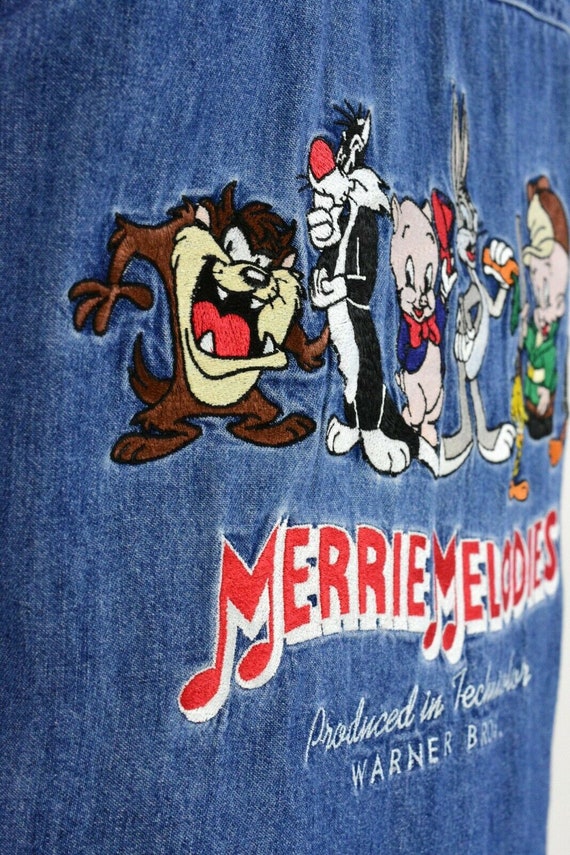 90s vintage looney tunes merry melodies embroider… - image 7