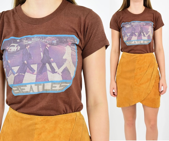 70's Vintage The Beatles T Shirt Size XS Iron On G
