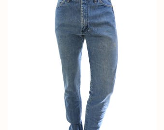 90s Vintage Wrangler Medium Stone Wash Straight Leg Mens Jeans 36x36 Western