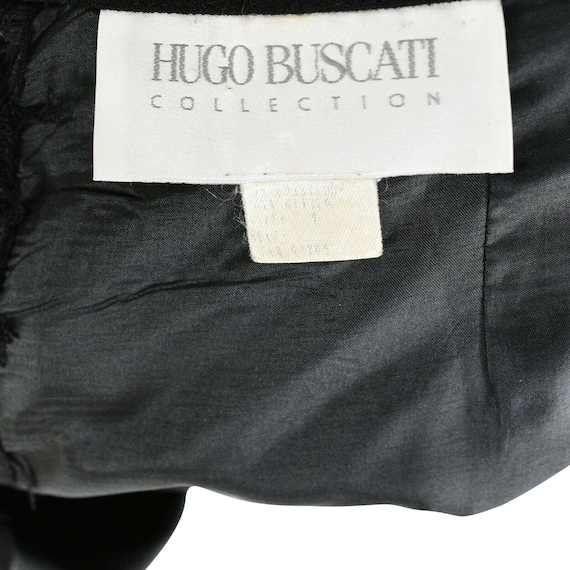 Hugo Buscati Collection Black Wool Pencil Skirt W… - image 6