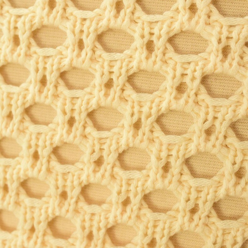 Luna & Ivy Cropped Crocheted Sweater Womens M Anthropologie Doily 70s Retro image 5