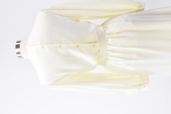 70s Vintage Womens L Petite Ivory Skirt Set Outfi… - image 6
