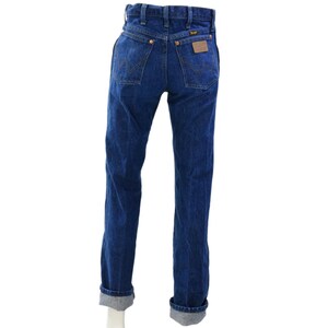Vintage 90s Wrangler Medium Wash Jeans Womens 2 High Waist Straight Leg XS 34L image 2