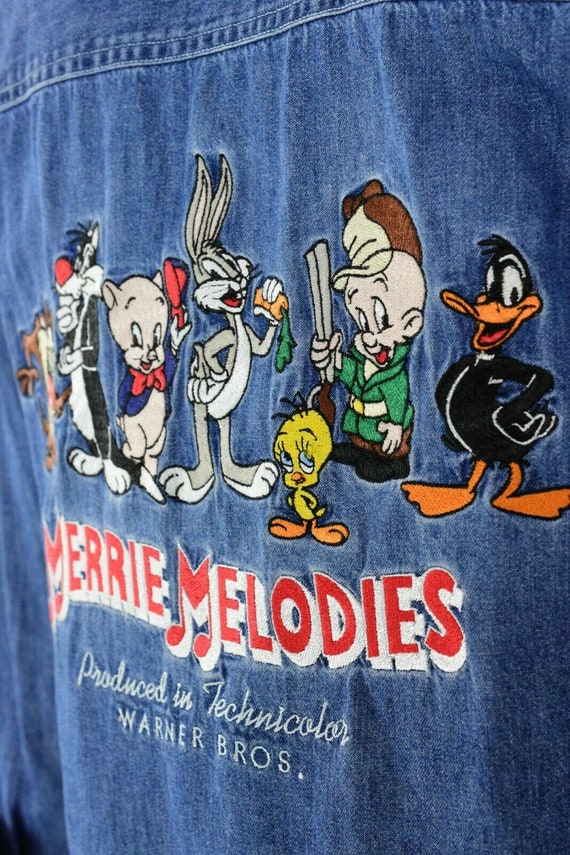 90s vintage looney tunes merry melodies embroider… - image 8