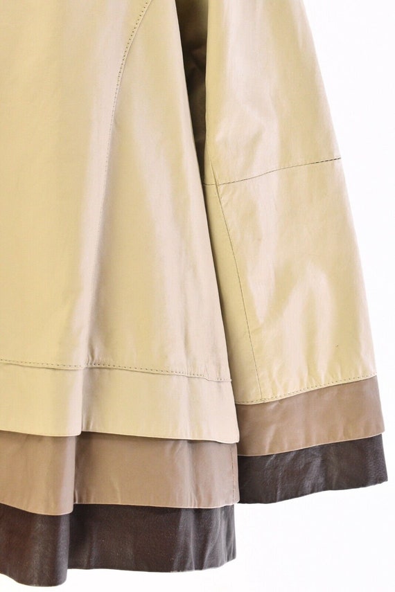 Womens 26W Bradley Bayou Tri-Colored Leather Coat… - image 4