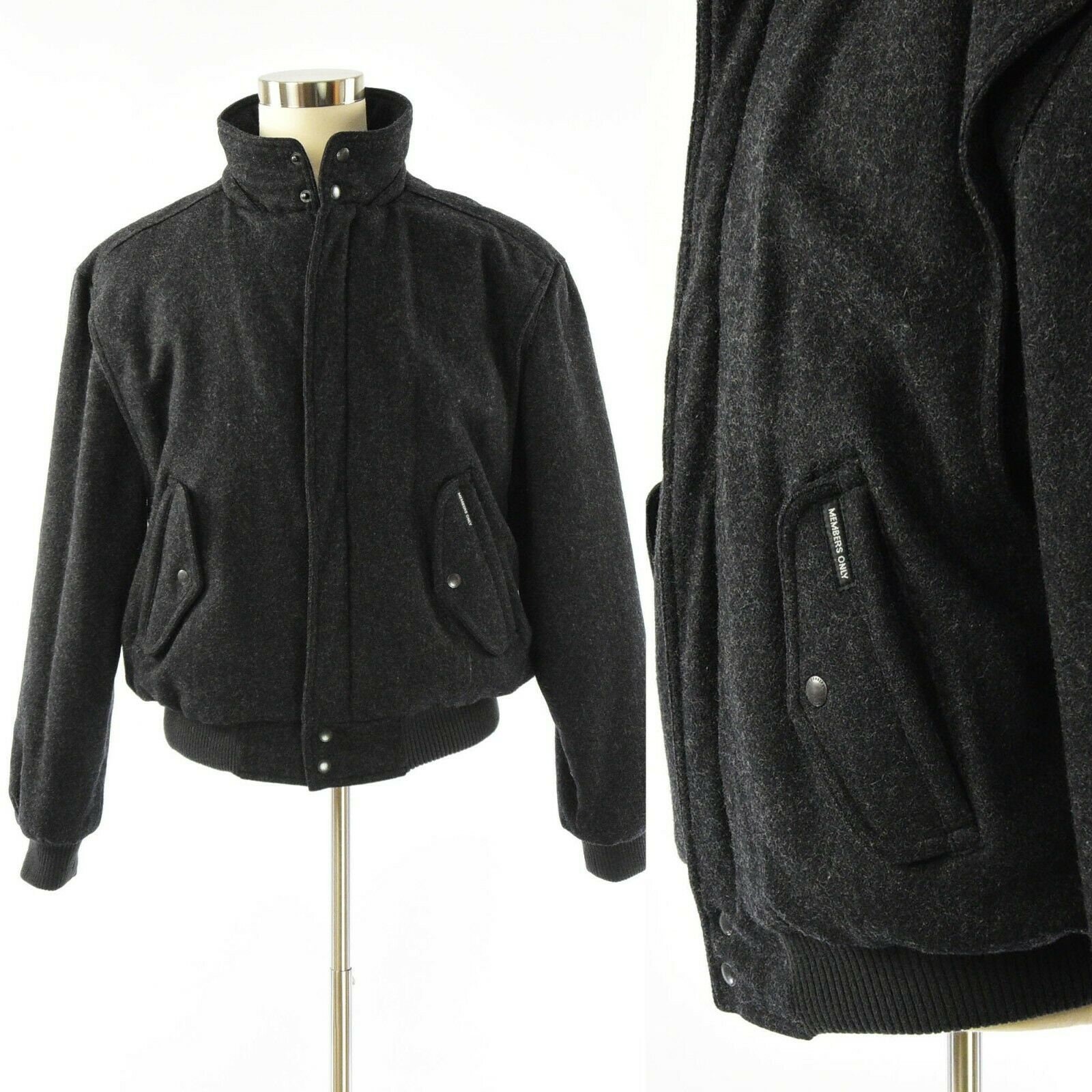 Zipper Wool Jacket - Etsy