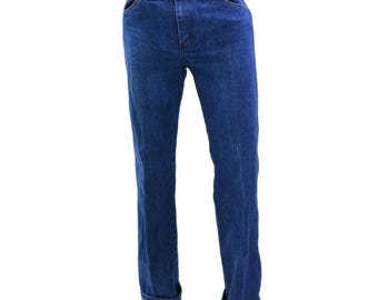 Vintage 90s Wrangler Medium Wash Jeans Womens 2 High Waist Straight Leg XS 34L