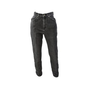 80s Vintage Lee Western Jeans Womens 28 Black Tapered Leg High Waist USA Made