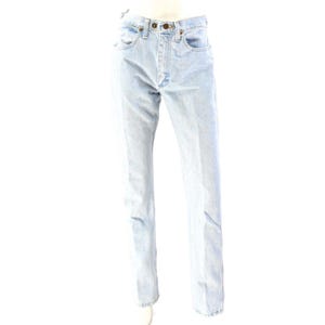 90s Womens 7 x 34 Light Wash High Waist Wrangler Jeans Straight Leg image 1