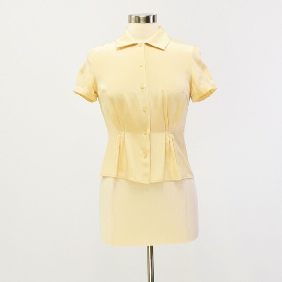 Vintage 90's Pucciesque Silk Lilac Purple Blouse