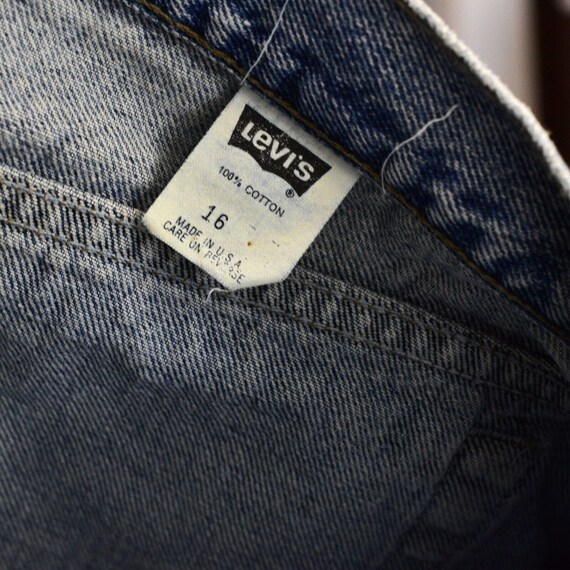 True 80s Vintage Levis 900 Series Jeans Womens 16… - image 7