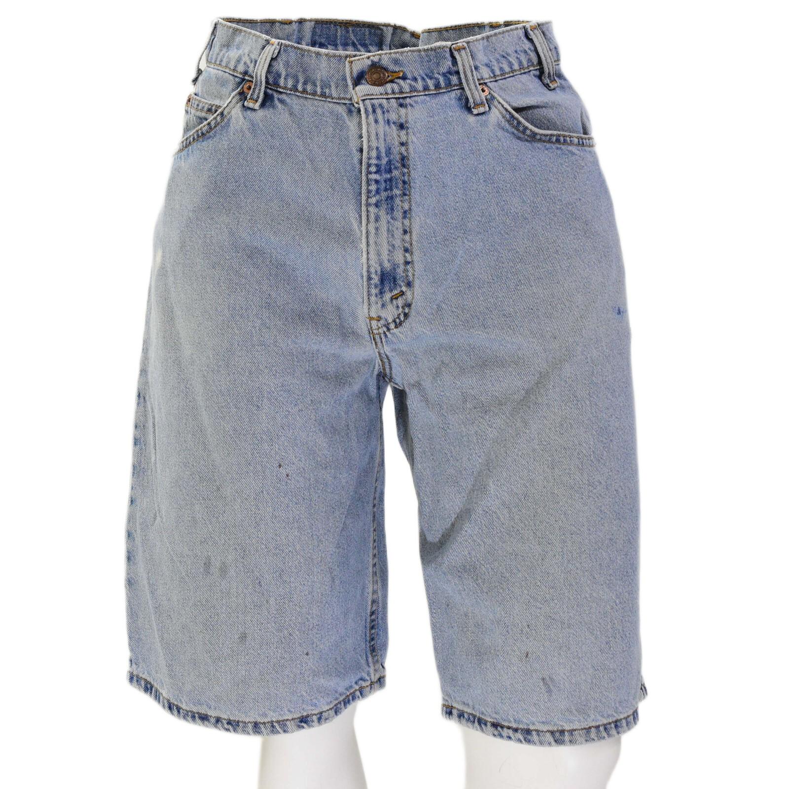 90s USA製 Levi's 560 Remake Baggy Shorts BAGGY JEAN SHORTS / WASHED BLUE - WEARCOME