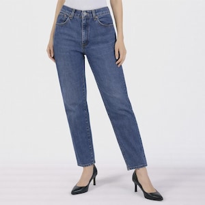 90s Vintage Levis 550 Womens Relaxed Fit Tapered Leg Dark Wash Denim Jeans 10