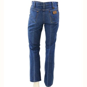 90s Vintage Wrangler Western Style Stone Wash Jeans Mens 33 x 32 Straight Fit image 2