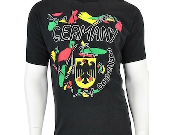80s Vintage Screen Stars T Shirt Mens XL Graphic Print T Shirt Germany Rasta
