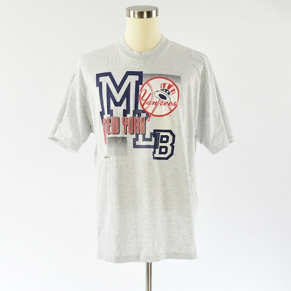 90s Vintage Mens 2XL New York Yankees Tee Shirt H… - image 1